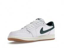 Air Jordan 1 Retro Low OG 'Oxidized Green' White Sail Sneakers Women CZ0775-133 - 彩色 - 查看 4