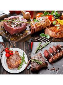 嫩肉锤，不锈钢牛排锤，厨房工具，重型双面，用于嫩化牛排