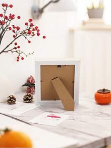 1pc Retro Gold Patterned Photo Frame, Photo Display Frame, Resin Material, Horizontal And Vertical Dual-Use Photo Frame, Suitable For Desktop And Wall Display, Office And Home, Living Room, Bedroom Decoration, Wedding, Valentine's Day, Christmas, Mother's Day, Graduation Ceremony, Gifts - Multicolor - View 10