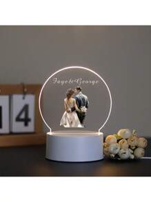 1pc, Custom Personalized Name Nightlight, Custom Birthday Gift, Custom Friend Gift, Gift For Girlfriend, Custom Bedroom Decoration, Custom Party Decoration, Party Decoration, Custom Nightlight Valentine's Day Gift