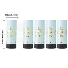 10/5 件彩色五彩纸屑手持扭曲礼品花管、婴儿淋浴游戏、用于婚礼派对、返校、母亲节、毕业典礼、返校用品、教室装饰、性别揭示装饰、婴儿淋浴派对装饰房间装饰家居装饰（请勿将发射管对准人或物体） - 藍色 - 查看 3