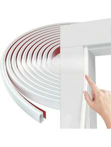 1 件密封条，黑色橡胶密封条门密封条，D 形门橡胶密封条，自粘式门密封条，窗户隔音门密封条 - 彩色 - 查看 11