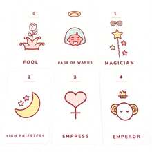 Kawaii Tarot Cards - English Version - Pink - View 5