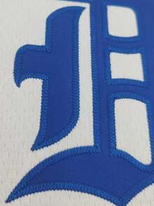 Men's Basketball Jersey, 2 White, Embroidered Sports Tank Top - White - View 5