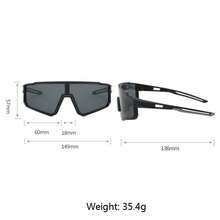 1 pieza Gafas de PC extra grandes y casuales, lentes decorativos, adecuadas para el ocio diario y la vida cotidiana - Negro - Ver 4