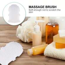 1 Silicone Massage Glove - Hypoallergenic Meridian Brush, Full Body Exfoliating Spa Brush, Manual Bath Brush For Skin Regeneration Without Battery