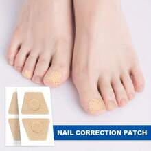 32/72pcs Toenail Care Tape, Thick Nail Protection, Double-Layer Design Of Adhesive Tape Nail Protection And Appearance - Apricot - View 5
