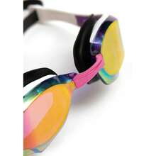 2025 Hottt New Arrivals:ARENA Unisex Cobra Edge Swipe Anti-Fog Racing Swim Goggl For Men And Women Polycarbonate MirrorNon-Mirror LensViolet-White-Black MirrorMirror - Bildfarbe - View 3