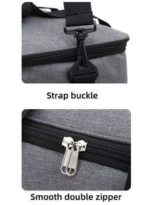 1 pièce Grand sac isotherme, sac glacière, pack de glace épais, sac boîte à lunch pratique, sac de pique-nique de camping en plein air, indispensable pour la rentrée scolaire! - Multicolore - Voir 5