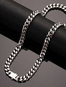 1 件优质不锈钢链男士项链 - 个性单品 - 簡約鏈 - 查看 10