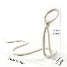 Estante creativo para botellas de vino, soporte de whisky de cuerda con personalidad, cadena de suspensión serpentina, decoración de mesa para el hogar, regalos de exhibición - Cadena de hierro de oro - Ver 7