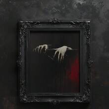 1 件，墙面艺术，复古海报，爪手德古拉吸血鬼印刷品，哥特式艺术深色乡村风格印刷品，忧郁墙面艺术，万圣节装饰，神秘艺术海报哥特式家居装饰，无框