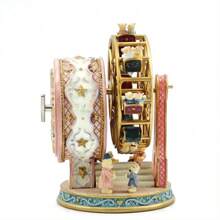 Rotary Ferris Wheel Resin Music Box, Decor Ornament, Gift For Birthday, Holiday, Anniversary