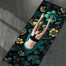 Super Absorbent Hot Yoga Mat Towel - Soft Microfiber Anti-Slip Yoga Towel Suitable For Hot Yoga, Pilates And Fitness - Multicolor - View 2