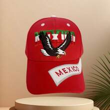 1pc,Outdoor, Sports, Baseball Caps, Patches, Embroidery, Eagles, Caps. - Red - View 5