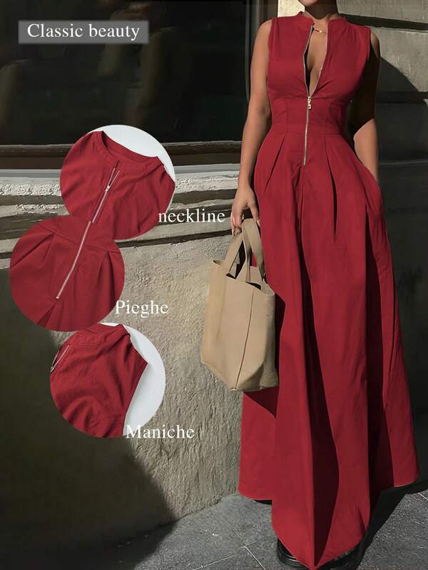 Fashion Casual & Versatile Sleeveless Women Dress, Spring/Summer