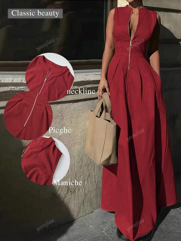 Fashion Casual & Versatile Sleeveless Women Dress, Spring/Summer