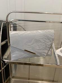 Small Envelope Design Fashion Women Bag - Silver - View 9