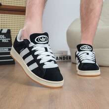 Adidas Originals Campus 00s Low-Top Unisex Casual Sneakers, Spring 2026 Collection, Style: HQ8708 - Black - View 3