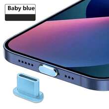 1pc Premium Aluminum Alloy Dust Plug, Compatible With Apple 15/16 Dust Plug, Full Metal Apple 16 Pro Type-C Dust Plug, Anti-Dust