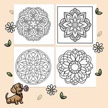Mandala Coloring Book For Adults - Bold & Easy-To-Color Designs, Relaxing Creative Space, Stress Release Art Relax Tool, Perfect Gift For Valentine's Day, Christmas, Halloween, Birthdays, Friends & Family, Gift For Adults | Bold Coloring Book | High Quality Paper, Adult Coloring Books, Back To School, School Supplies