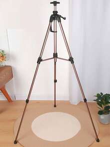 1 件金属艺术画架支架，艺术绘画展示画架支架，便携式可调节铝制金属三脚架艺术家画架，带包，用于绘画画布 66 英寸高度可调节三脚架画架支架，高度从 17 英寸到 66 英寸，格外坚固，适用于桌面地板绘画、绘图、展示，用于婚礼标志、展示、绘图、户外等便携式桌面艺术画架，适合成人坚固耐用的绘画画架