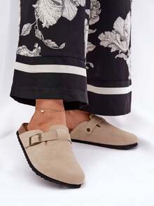 女士时尚百搭休闲厚底拖鞋