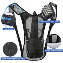 Water Backpack (Not Included Water Bladder), Hydration Backpack, Lightweight Hydration Pack For Hiking, Running, Biking, And Raves - Black - View 5