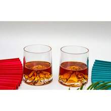 Bicchiere di cristallo da whisky da 8,5 once (241g) per bere bourbon, cognac, whisky scozzese, cocktail