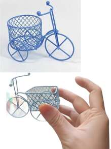 1pc Iron Tricycle Bicycle Ornaments Desktop Beauty Small Storage Rack Art Ornaments Iron Naked Car European Wedding Wedding Packaging Wedding Supplies Makeup Small Storage Decorative Ornaments Iron Naked Car Creative Candy Box Wedding European Wedding Candy Box Creative Wedding Gift Ornaments