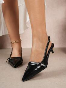Nouvelles escarpins pour femmes à talons hauts en noir, bordeaux, argent - chaussures de soirée et de tous les jours élégantes à bout pointu et talons fins, sexy et mode pour les dames