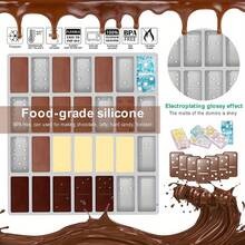 Silicone Domino Molds For Resin Casting - Jumbo Double 6 Size, Shiny & Scratch-Free, Durable Rectangular Mold For DIY Board Games, Coasters, And Crafts, Glittery & Confetti Design, Silicone Resin Molds - Đỏ và trắng - Xem 3