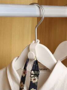 塑料免打孔衣帽钩衣橱挂袋架帽子围巾书包挂钩防走线防变形收纳衣架衣架可叠放连接钩节省空间粉色绿色白色蓝色多色可选！旅行必需品旅行配件假期暑假返校旅行颈枕