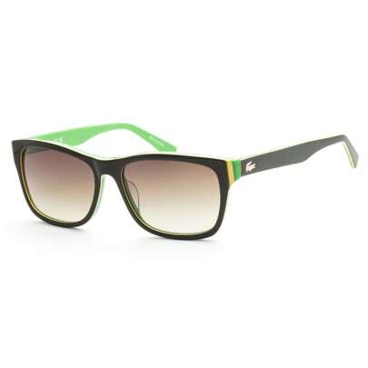 Unisex 55mm Black/Green Sunglasses