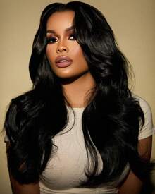 38 Inch 200% Density 13x4 Human Hair Lace Front Wigs Natural Black Lace Front Wigs Human Hair Pre Plucked  Body Wave Glueless Wigs Human Hair For Black Women - Natural Black - 查看 3