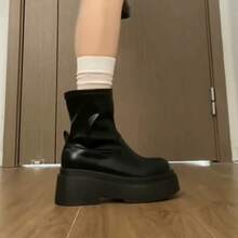 Women Heeled Sandals - 黑色 - 查看 4