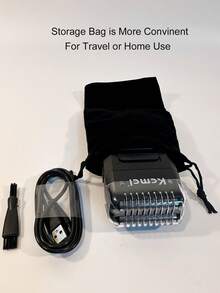 KM-1102 Shaver With 1 Set Extral Net And Blade Double Net Razor For Men Beard Shaving Machine Hot Selling Shaver Daily Use For Men Bald Head Remove - Black - View 7