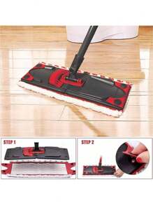 Replacement Pad For Flat Rotating Mop, Suitable For Wet & Dry Use, Absorbent And Effective Cleaning