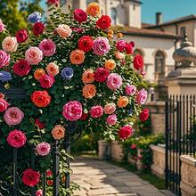 314pcs Climbing Roses And Wild Roses Are A Beautiful Combination Of Perennials Suitable For Outdoor Cultivation - 314 - View 1