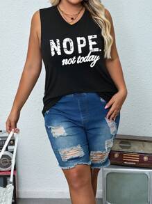 Custom Sports Personalized Gift, Customized Women's Plus Size V-Neck Tank Top Add Photos (Selfies/Landscapes/Family Photos/Friends/Couple Photos/Patterns/Pets, Etc.)