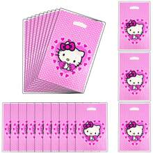 Sanrio 30pcs Sanrio Hello Kitty Birthday Party Decorations,Hello Kitty Gift Bags, Hello Kitty Candy Bags ,Hello Kitty Goody Bags ,Hello Kitty Birthday Party Supplies Decorations,Hello Kitty Gift Bags