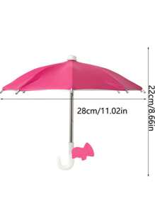 Phone Umbrella For Sun Cell Phone Umbrella Sun Shade, Mini Umbrella For Phone With Universal Adjustable Piggy Suction Cup Stand Outdoor, Sun Shade For Cell Phones, Kindle, IPad Navigator Phone Umbrella For Sun Shade Mini Phone Umbrella , Anti-Glare Sun Shield Cell Phone Cover, Protect Your Phone From Rain And Sun, Screen Blocking Glare Anti-Reflection Travel Essentials Travel Accessories Travel Must Haves Beach Vacation Summer Holiday School Accessories Back To School Supplies Stuff