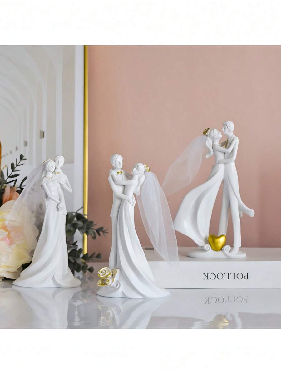 Elegant Wedding Anniversary Decor Display Ornament, Wedding Gift