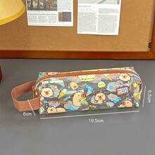 High-Quality Cartoon Style Large Capacity Card Holder Pen Bag, Cute Transparent Pencil Case For Students - Multicolor - View 13