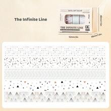 Bộ 5 băng keo Washi Sakura Soft Shadow, Bộ băng keo mini Băng keo che phủ 1cm Miếng dán trang trí cho nhật ký DIY Thủ công Gói quà Quay lại trường - Nhiều màu - Xem 15