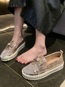 女士透气舒适柔软坡跟渔夫鞋，复古缝线设计，轻便休闲运动鞋，适合徒步、户外、度假、春夏季