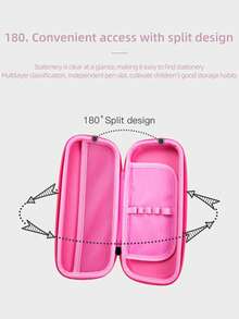 Cartoon Student Pencil Case, Multi-Function Simple School Stationery Supplies - Multicolor - View 7