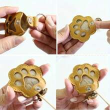 [Commemorative Keychain] 1pc Commemorative Pet Hair Collection Keychain | Fashionable And Stylish, Close To Pets, Store Pet Hair Loss To Fill Keychain, Unique Pet Exclusive Keychain