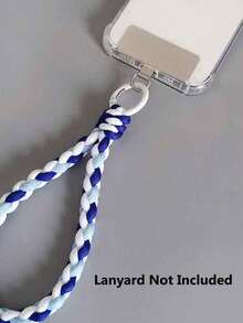 2 件装通用手机挂绳贴片金属超薄手机带配件滑雪跑步登山专用，不锈钢手机夹防丢手机挂绳贴片夹（不含挂绳） - 黑色 - 查看 9