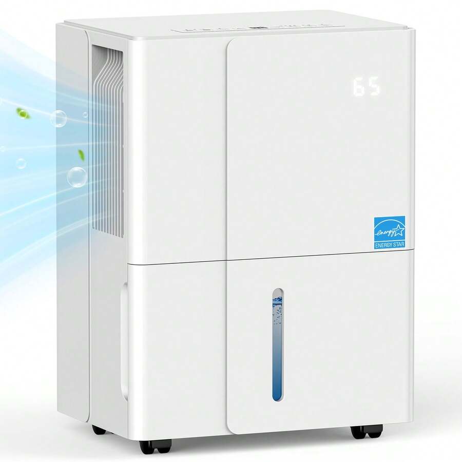 Havato 1500 Sq.Ft Dehumidifier, 22 Pints Dehumidifier For Basement With 1.2 Gal Water Tank, Small Dehumidifier For Home, Bedroom, Closet With Auto Shut Off, Sleep Mode,24H Timer, White - US A Type Plug(110-127V) - View 1
